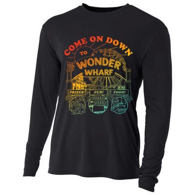 Come On Down To Wonder Wharf Prizes Fun Queezy Queen Food Cooling Performance Long Sleeve Crew