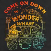 Come On Down To Wonder Wharf Prizes Fun Queezy Queen Food Golf Towel