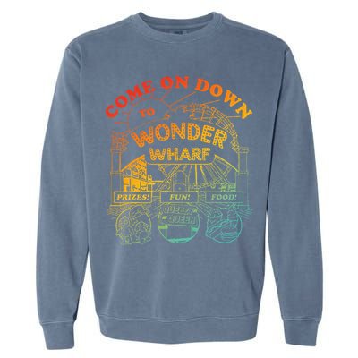 Come On Down To Wonder Wharf Prizes Fun Queezy Queen Food Garment-Dyed Sweatshirt