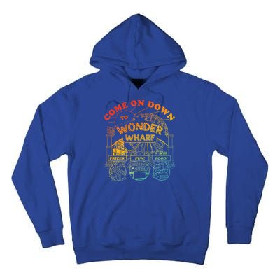 Come On Down To Wonder Wharf Prizes Fun Queezy Queen Food Tall Hoodie