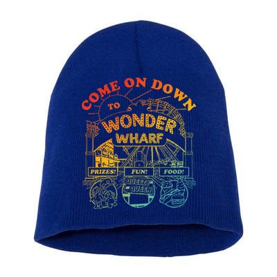 Come On Down To Wonder Wharf Prizes Fun Queezy Queen Food Short Acrylic Beanie