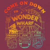 Come On Down To Wonder Wharf Prizes Fun Queezy Queen Food 16oz Travel Tumbler