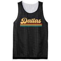 City Of Dallas Texas Mesh Reversible Basketball Jersey Tank