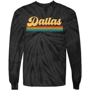 City Of Dallas Texas Tie-Dye Long Sleeve Shirt