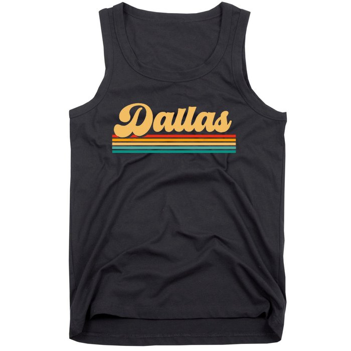 City Of Dallas Texas Tank Top