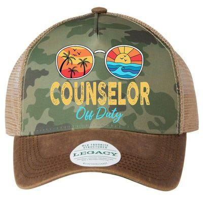 Counselor Off Duty Happy Last Day Of School Summer Legacy Tie Dye Trucker Hat