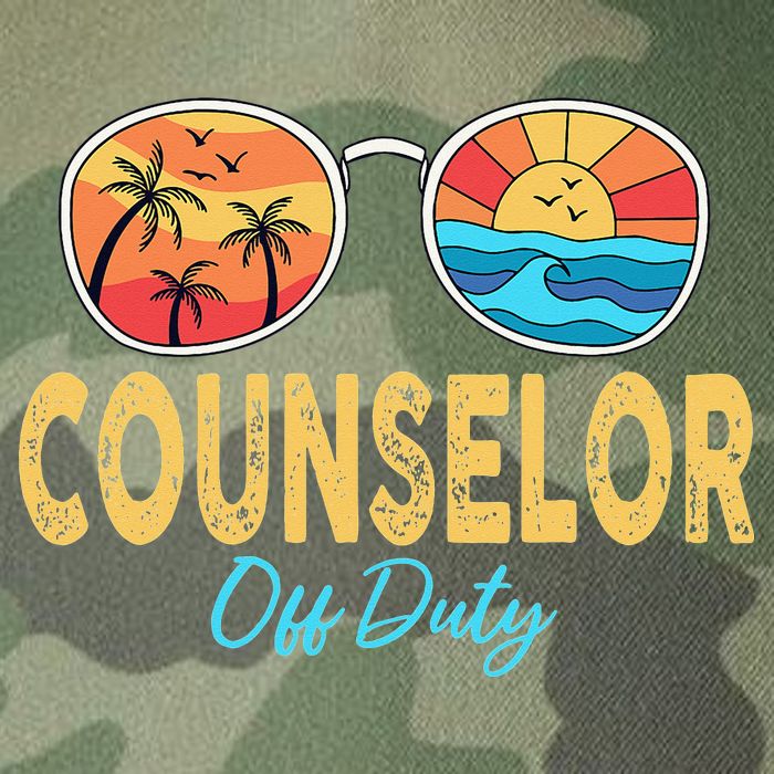 Counselor Off Duty Happy Last Day Of School Summer Legacy Tie Dye Trucker Hat