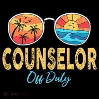 Counselor Off Duty Happy Last Day Of School Summer Performance Shirt