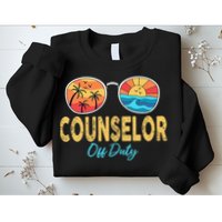 Counselor Off Duty Happy Last Day Of School Summer Sweatshirt
