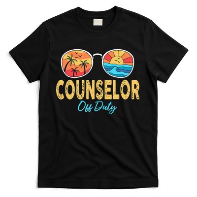 Counselor Off Duty Happy Last Day Of School Summer T-Shirt