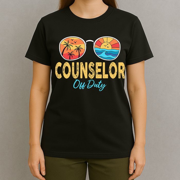 Counselor Off Duty Happy Last Day Of School Summer T-Shirt
