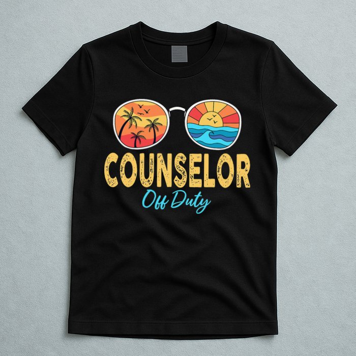 Counselor Off Duty Happy Last Day Of School Summer T-Shirt