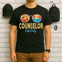 Counselor Off Duty Happy Last Day Of School Summer T-Shirt