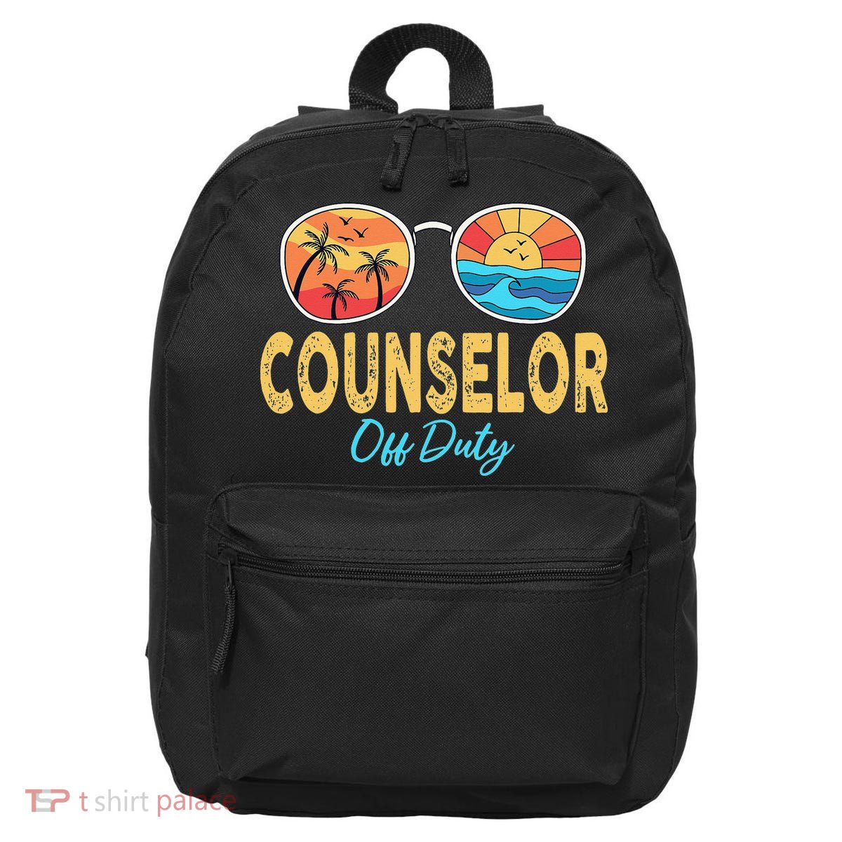 Counselor Off Duty Happy Last Day Of School Summer 16 in Basic Backpack