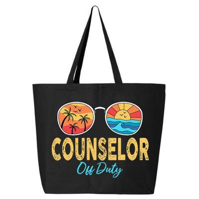 Counselor Off Duty Happy Last Day Of School Summer 25L Jumbo Tote