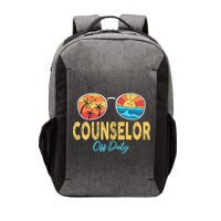 Counselor Off Duty Happy Last Day Of School Summer Vector Backpack