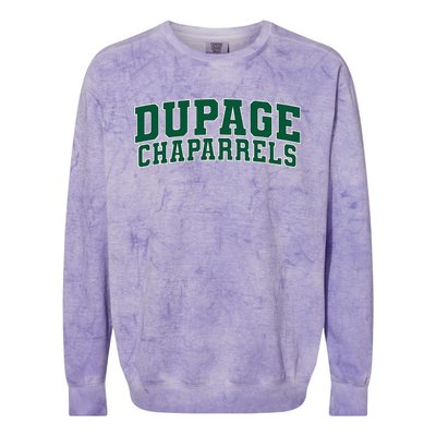 College Of Dupage Chaparrels Colorblast Crewneck Sweatshirt