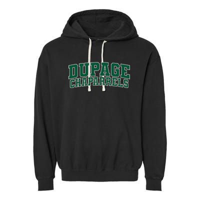 College Of Dupage Chaparrels Garment-Dyed Fleece Hoodie