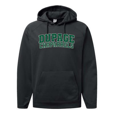 College Of Dupage Chaparrels Performance Fleece Hoodie