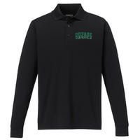 College Of Dupage Chaparrels Performance Long Sleeve Polo