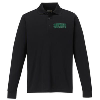 College Of Dupage Chaparrels Performance Long Sleeve Polo