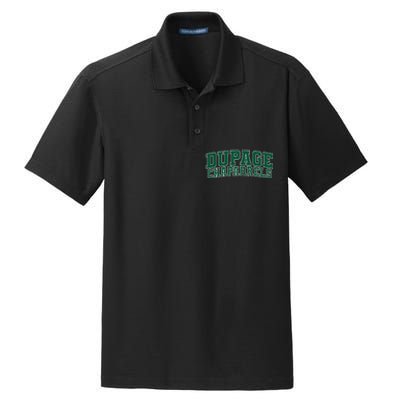 College Of Dupage Chaparrels Dry Zone Grid Polo