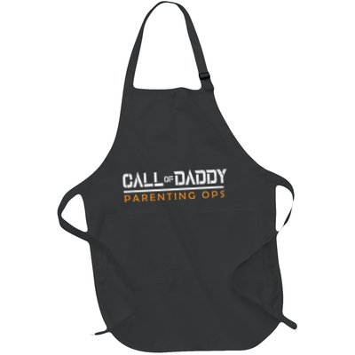 Call Of Daddy Parenting Ops Full-Length Apron With Pockets