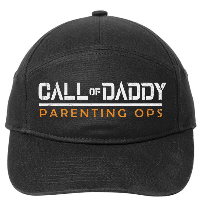 Call Of Daddy Parenting Ops 7-Panel Snapback Hat