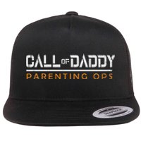 Call Of Daddy Parenting Ops Flat Bill Trucker Hat