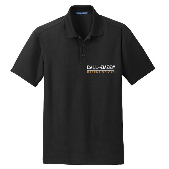 Call Of Daddy Parenting Ops Dry Zone Grid Polo