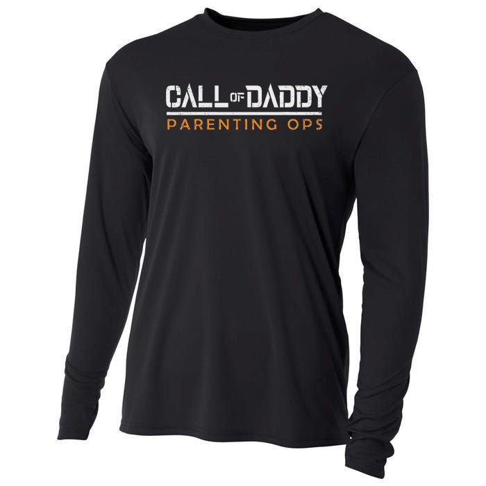 Call Of Daddy Parenting Ops Cooling Performance Long Sleeve Crew