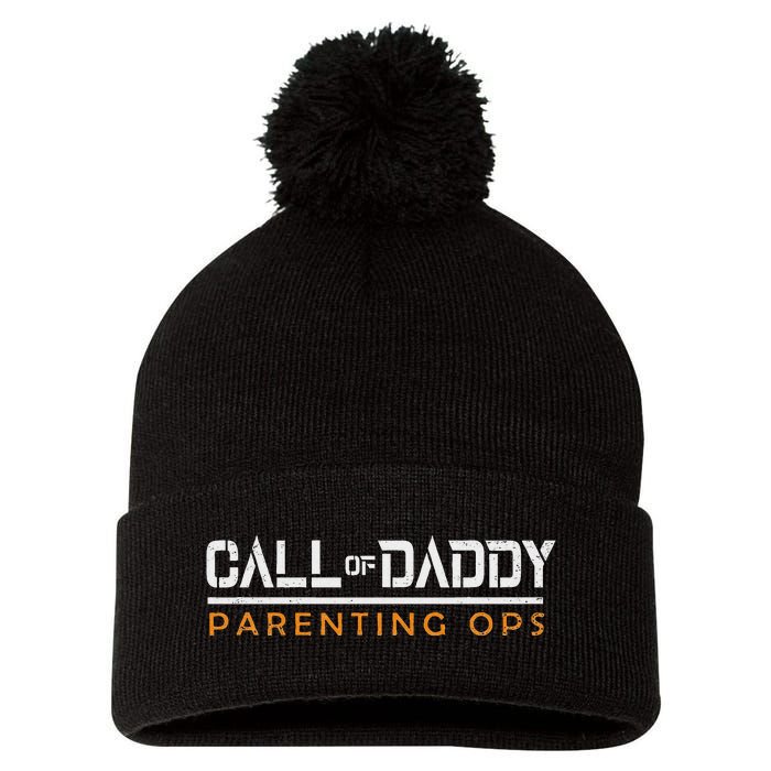 Call Of Daddy Parenting Ops Pom Pom 12in Knit Beanie