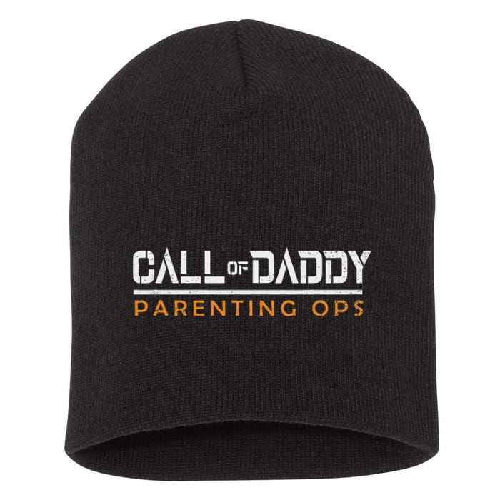 Call Of Daddy Parenting Ops Short Acrylic Beanie