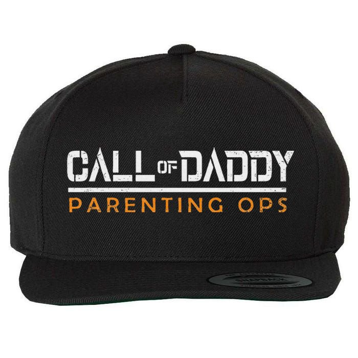 Call Of Daddy Parenting Ops Wool Snapback Cap