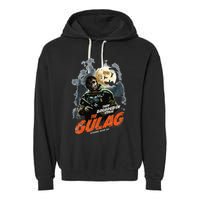 Call Of Duty Halloween Gulag Tryhards Never Die Distressed Garment-Dyed Fleece Hoodie