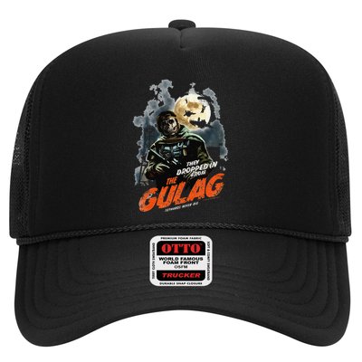 Call Of Duty Halloween Gulag Tryhards Never Die Distressed Trucker Hat