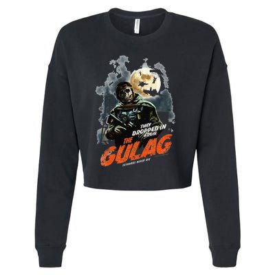 Call Of Duty Halloween Gulag Tryhards Never Die Distressed Cropped Pullover Crew