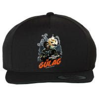 Call Of Duty Halloween Gulag Tryhards Never Die Distressed Wool Snapback Cap