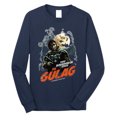 Call Of Duty Halloween Gulag Tryhards Never Die Distressed Long Sleeve Shirt