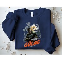 Call Of Duty Halloween Gulag Tryhards Never Die Distressed Sweatshirt