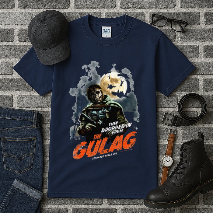 Call Of Duty Halloween Gulag Tryhards Never Die Distressed Tall T-Shirt