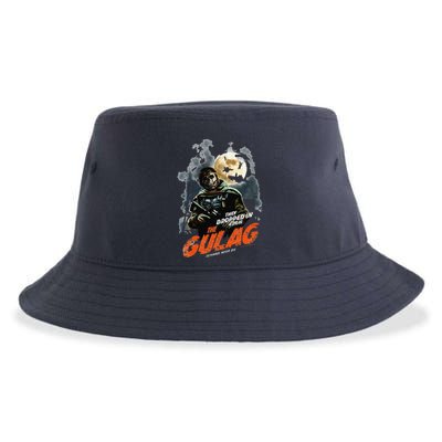 Call Of Duty Halloween Gulag Tryhards Never Die Distressed Sustainable Bucket Hat