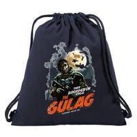 Call Of Duty Halloween Gulag Tryhards Never Die Distressed Drawstring Bag