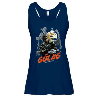 Call Of Duty Halloween Gulag Tryhards Never Die Distressed Ladies Essential Flowy Tank