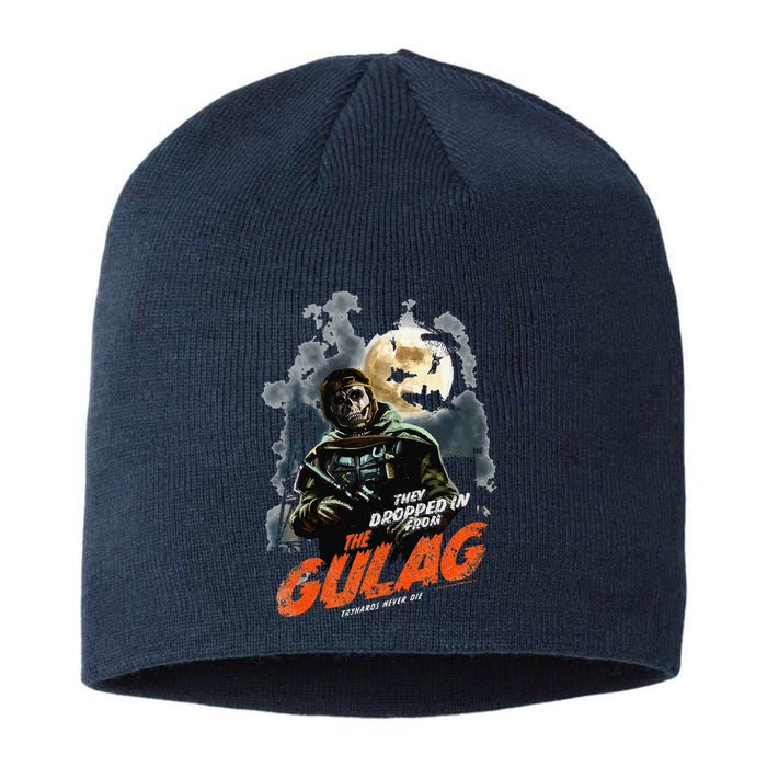 Call Of Duty Halloween Gulag Tryhards Never Die Distressed Sustainable Beanie