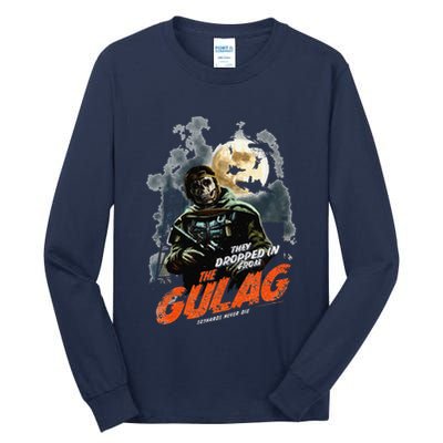 Call Of Duty Halloween Gulag Tryhards Never Die Distressed Tall Long Sleeve T-Shirt