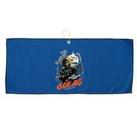 Call Of Duty Halloween Gulag Tryhards Never Die Distressed Large Microfiber Waffle Golf Towel