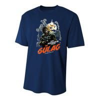 Call Of Duty Halloween Gulag Tryhards Never Die Distressed Youth Performance Sprint T-Shirt
