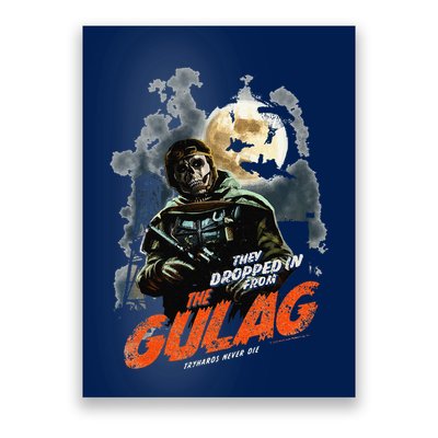 Call Of Duty Halloween Gulag Tryhards Never Die Distressed Poster