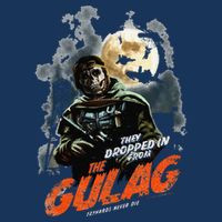 Call Of Duty Halloween Gulag Tryhards Never Die Distressed Poster